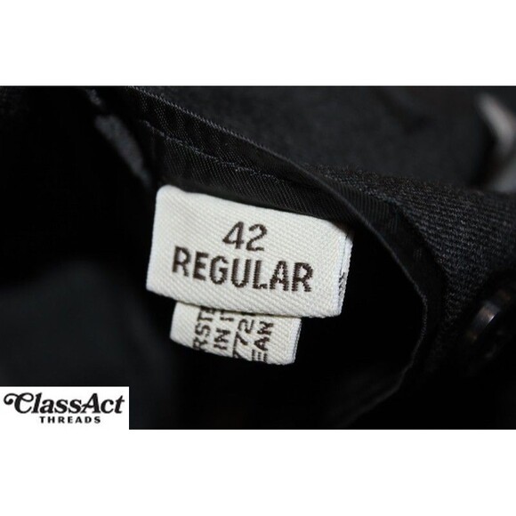 Pronto Uomo Super 100's Italy Gray 2 Piece Suit 3 Btn 42R Pleated Fronts 34" W - Picture 11 of 12